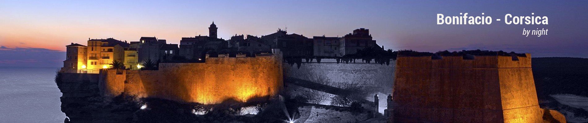 bonifacio by night banner corsica