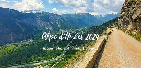 ALPE D'HUZES Alpe d'Huez fietsen KWF goed doel opgeven is geen optie