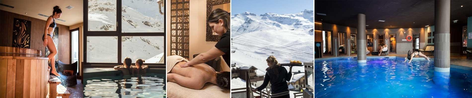 wintersport skivakantie montagnettes hameau du kashmir val thorens skivakantie hotel