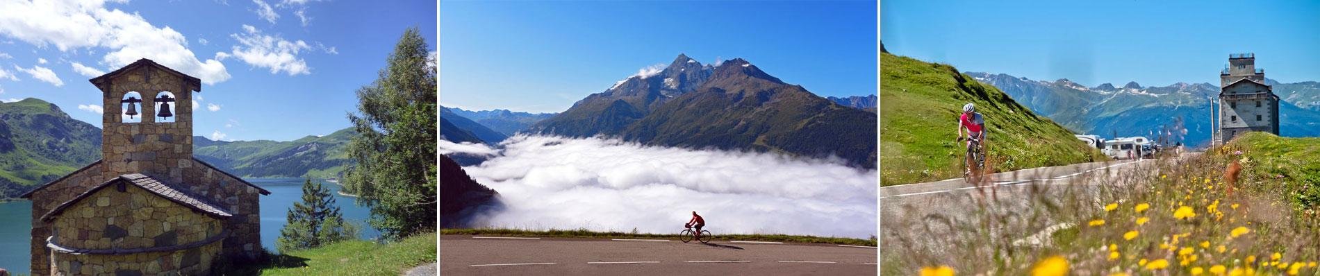 sainte foy zomervakantie bergen alpen fietsen wandelen