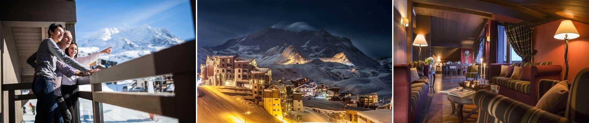 wintersport skivakantie montagnettes hameau du kashmir val thorens skivakantie hotel