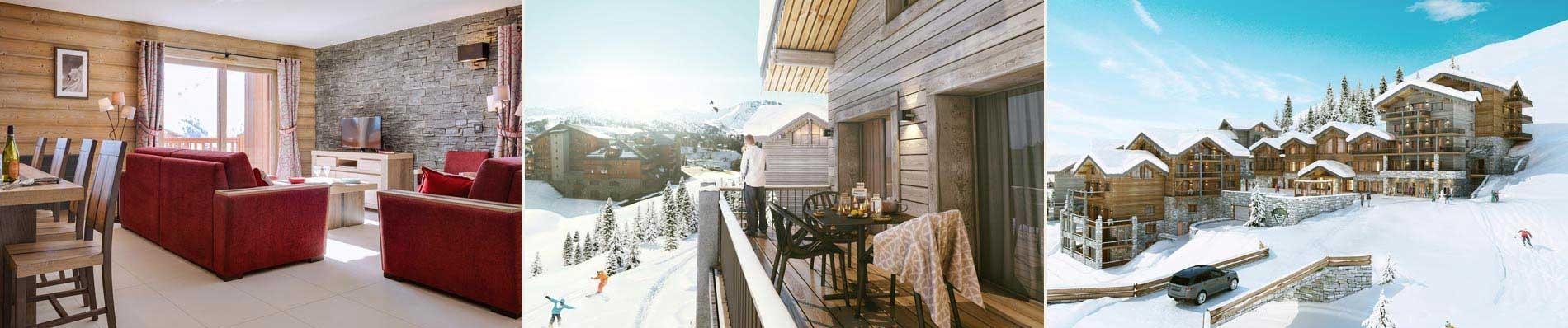 wintersport skivakantie cgh white pearl la plagne paradiski