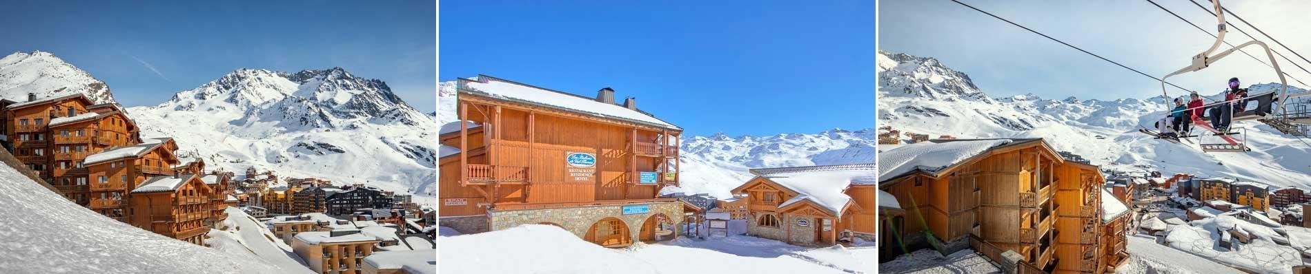 BALCONS Val Thorens skivakantie vroegboek voordeel aan de piste Les 3 Vallees wintersport