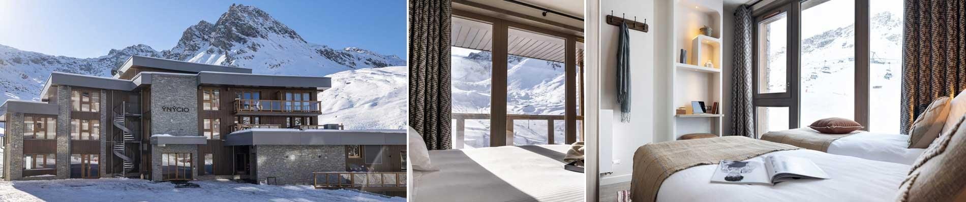 skivakantie tignes wintersport montagnettes ynycio luxe appartementen