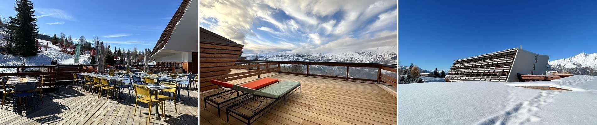 hotel la cachette arc 1600 les arcs paradiski wintersport hotel skivakantie