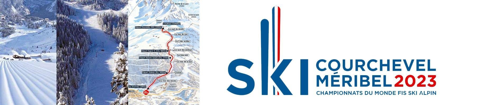 Wk ski courchevel meribel franse alpen frankrijk