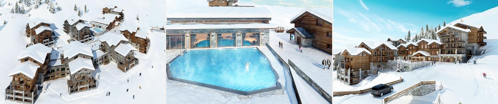 wintersport skivakantie cgh white pearl la plagne paradiski