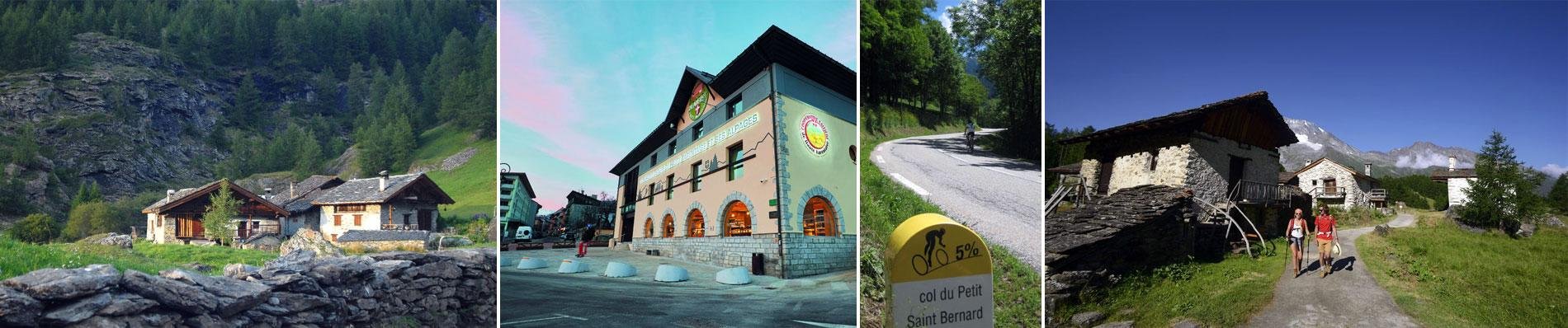 sainte foy zomervakantie bergen alpen fietsen wandelen