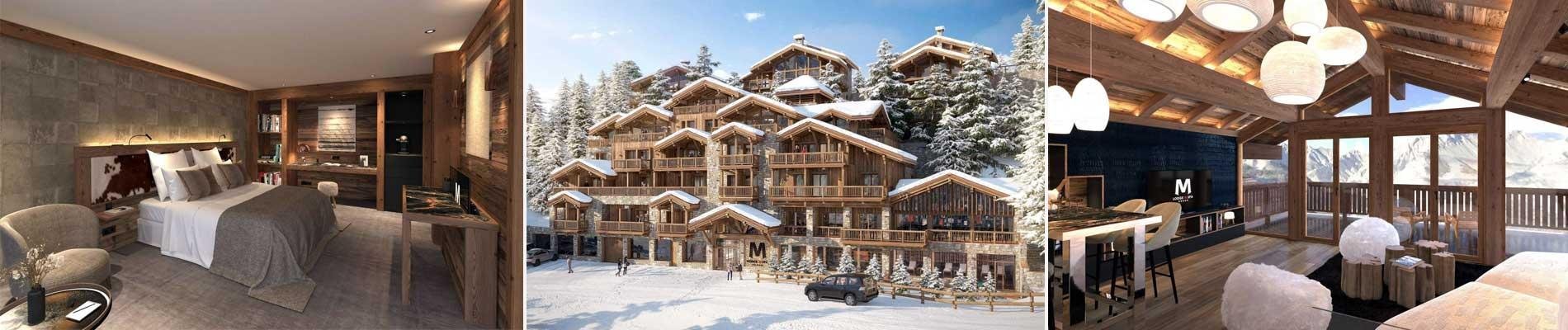 m lodge saint martin de belleville les 3 vallees luxe hotel ski wintersport