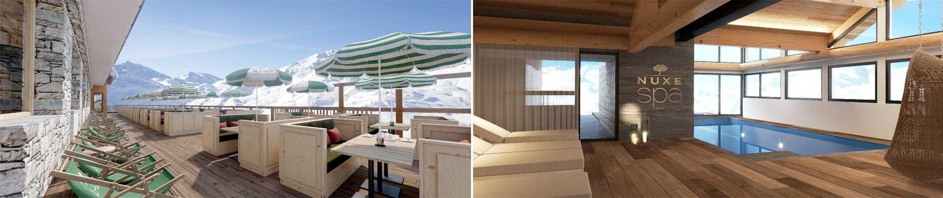 les menuires ski wintersport hotel ours blanc