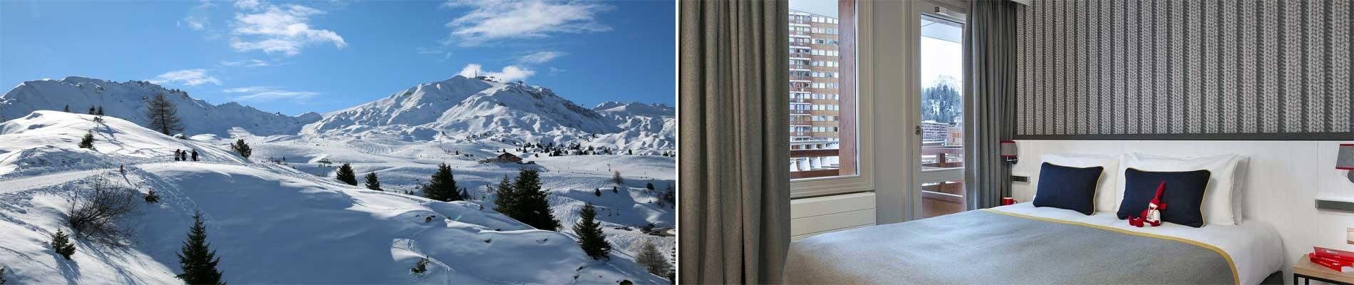 hotel araucaria la plagne kindvriendelijk ski paradiski