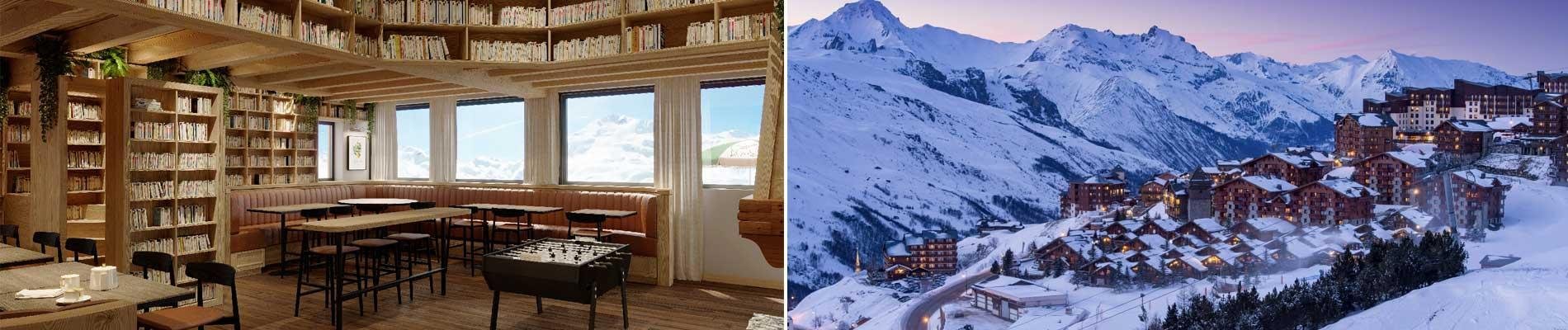 les menuires ski wintersport hotel ours blanc